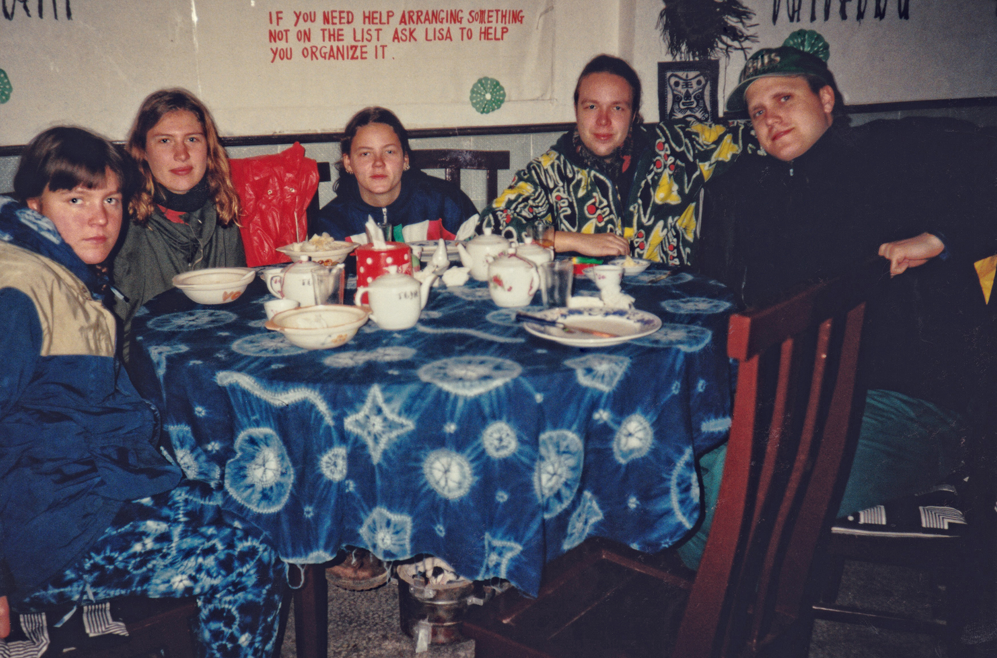 ungdomar på lisas cafe 1994