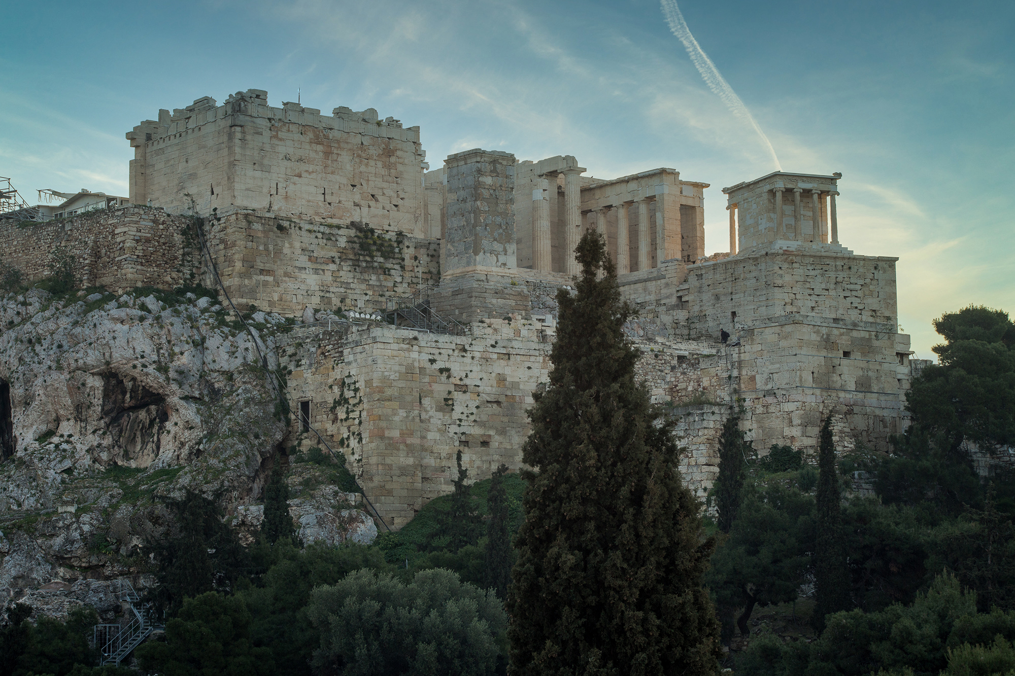 akropolis från areopagus hill