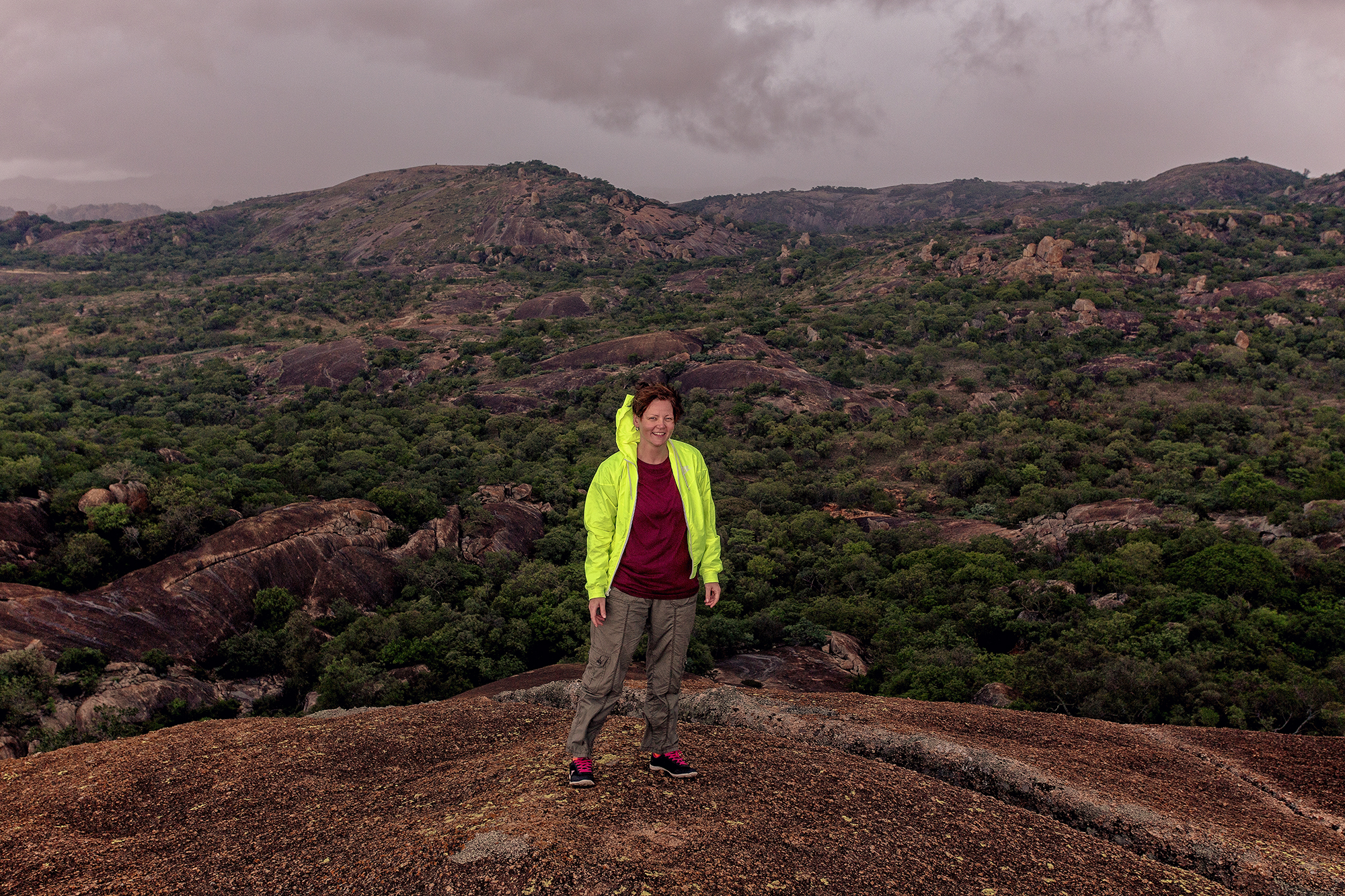 charnette woman posing in matobos national park