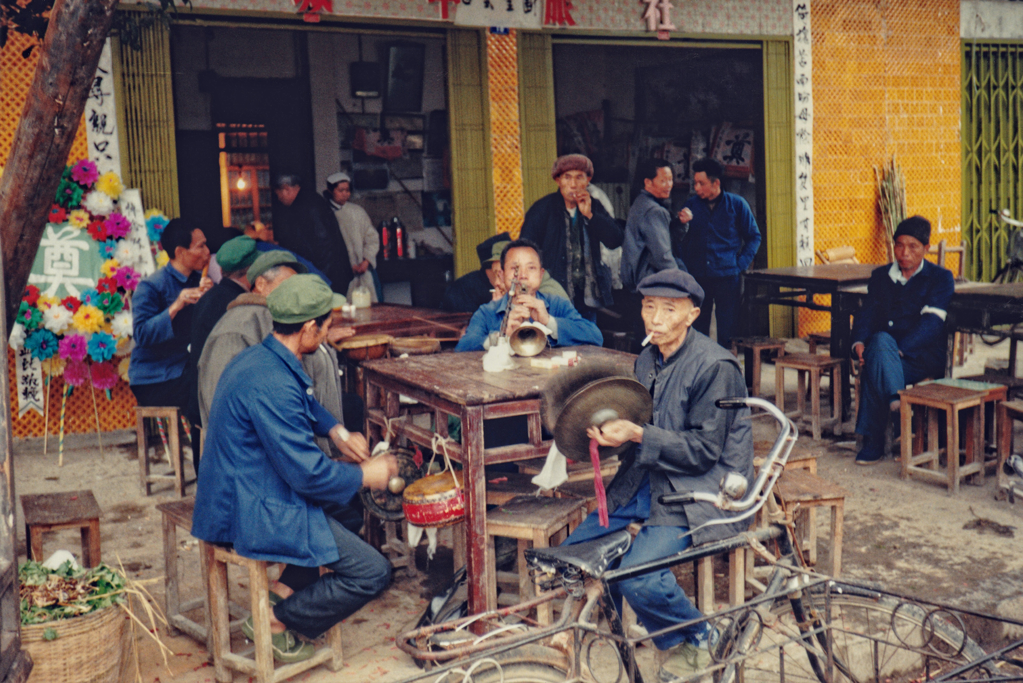 street musicians yangshuo china 1994