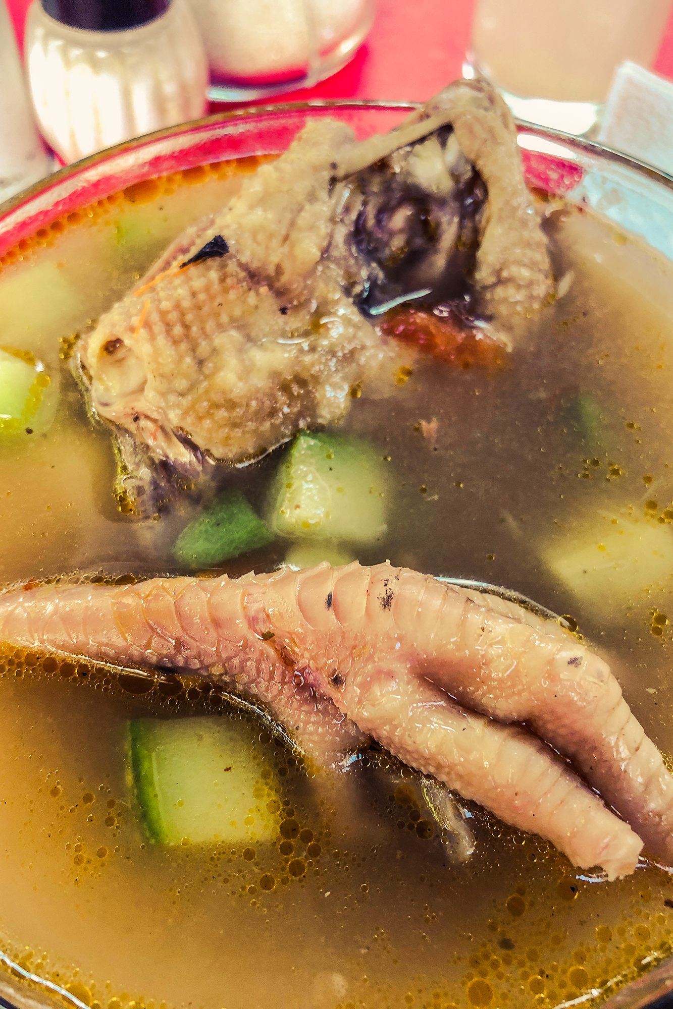 chicken feet in soup