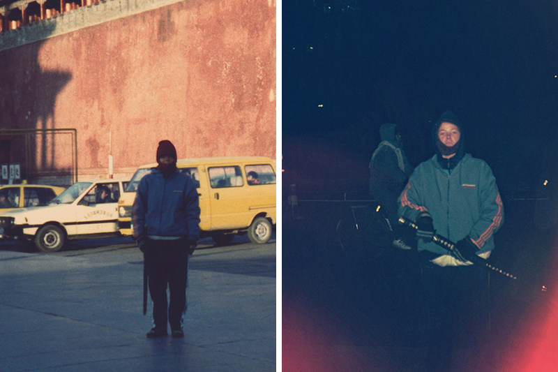 charnette woman posing with a sword in beijing
